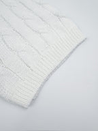 2026 New GS Cable-Knit Short-Sleeve Sweater (CC938-A50)