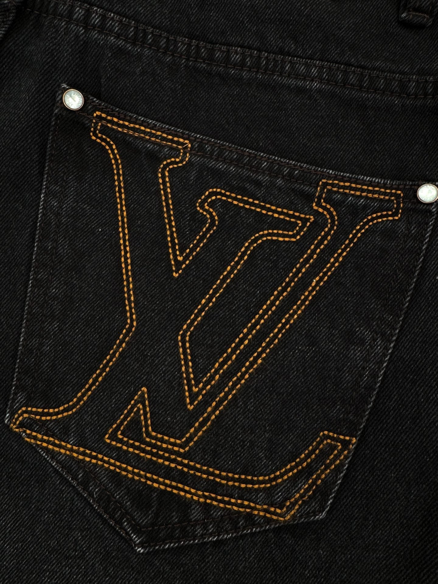 2026 New GS Logo Embroidered Denim Trousers (BB753-B55)
