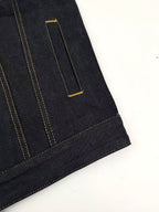 2026 New Arrival Ev Golden Dragon Embroidered Denim Jacket (25398-B85)