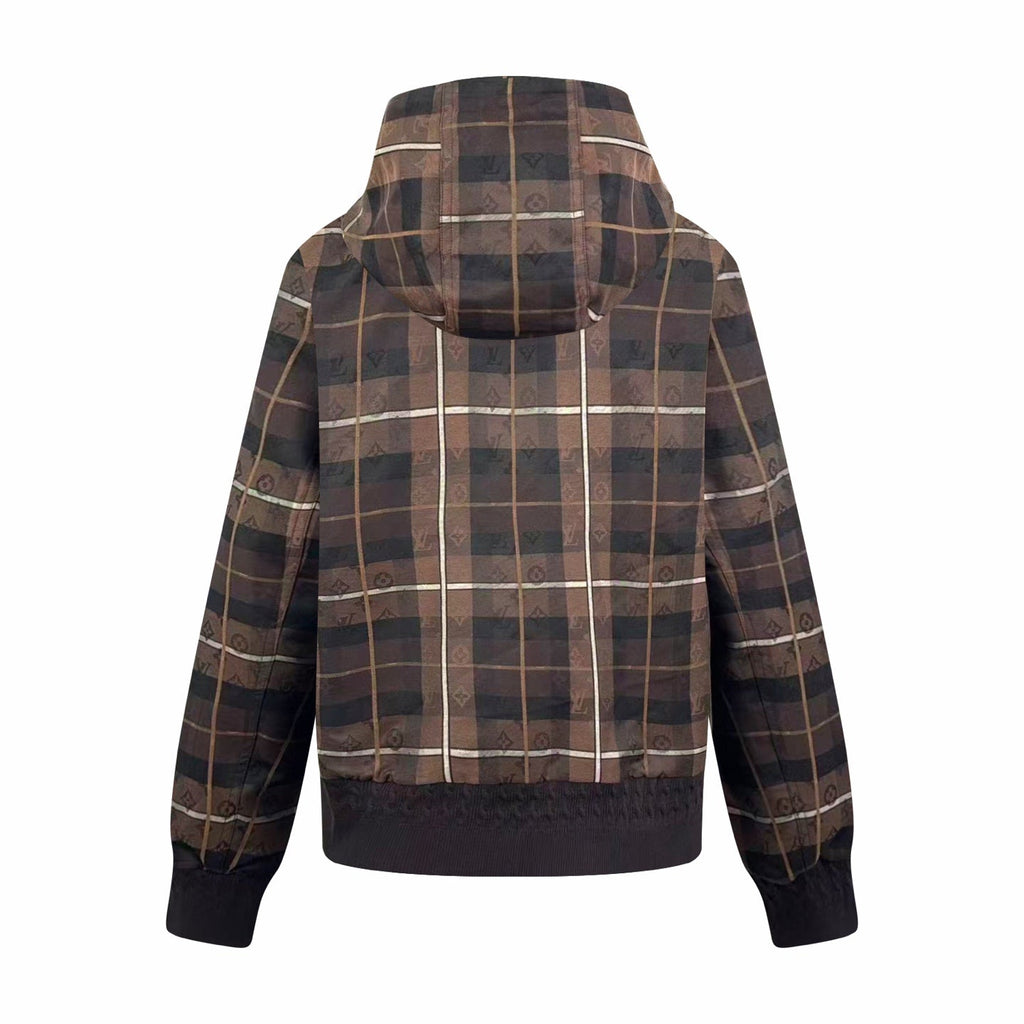 2026 New GS Logo Jacquard Hooded Jacket (25386-C10)