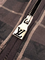 2026 New GS Logo Jacquard Hooded Jacket (25386-C10)