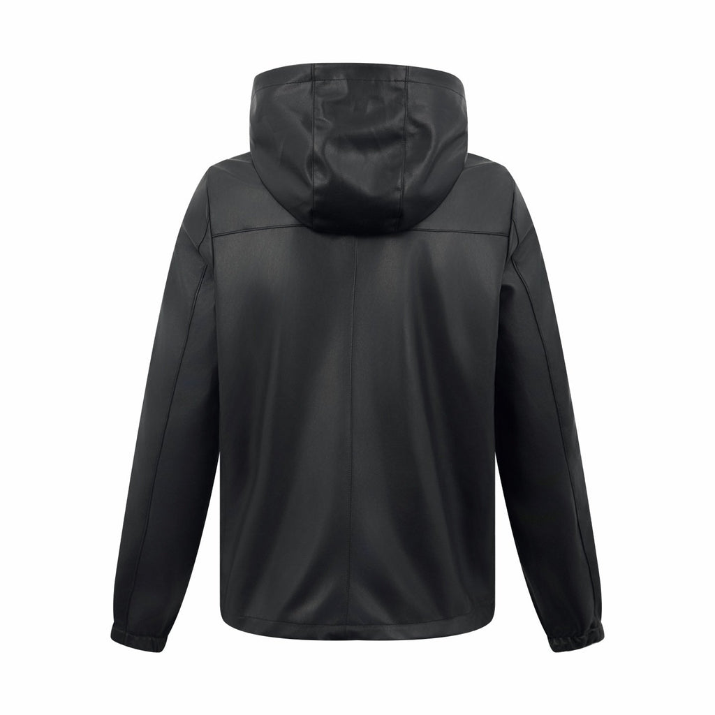 2026 New GS Reversible Leather-Nylon Hooded Jacket (25299-D80)