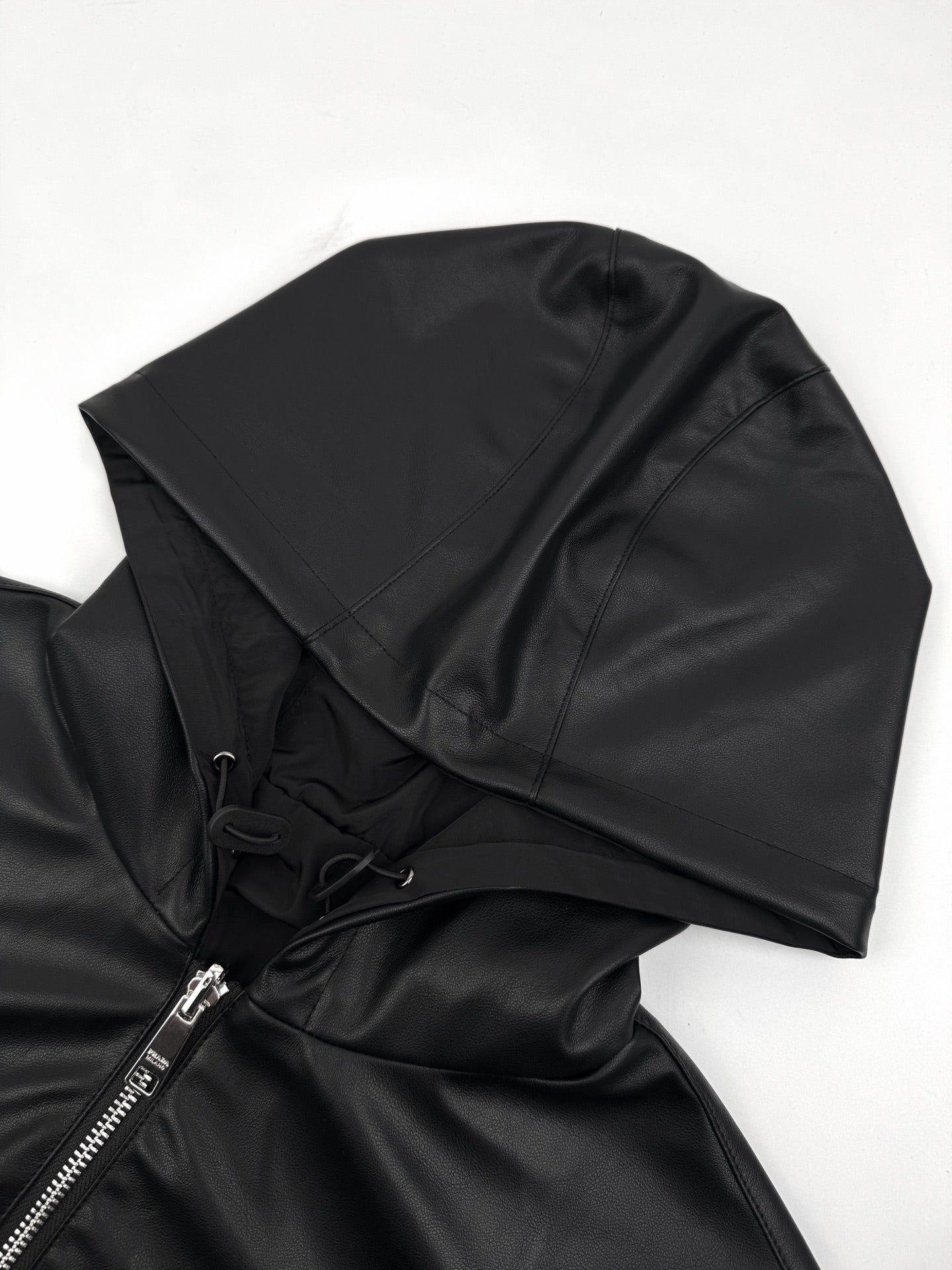 2026 New GS Reversible Leather-Nylon Hooded Jacket (25299-D80)