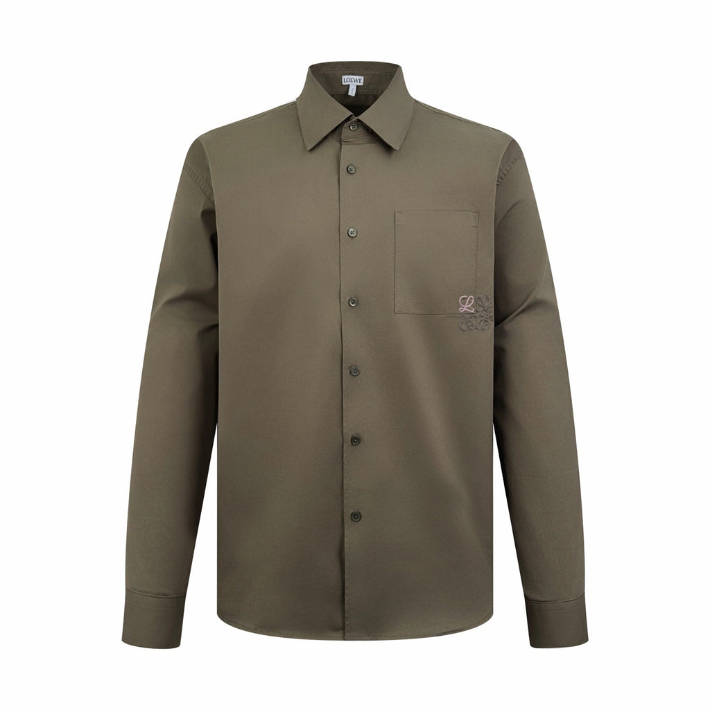 2026 New GS Two-Tone Embroidered Patch Pocket Shirt (CC944-B30)