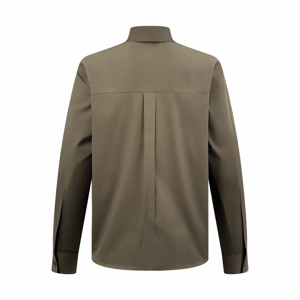2026 New GS Two-Tone Embroidered Patch Pocket Shirt (CC944-B30)