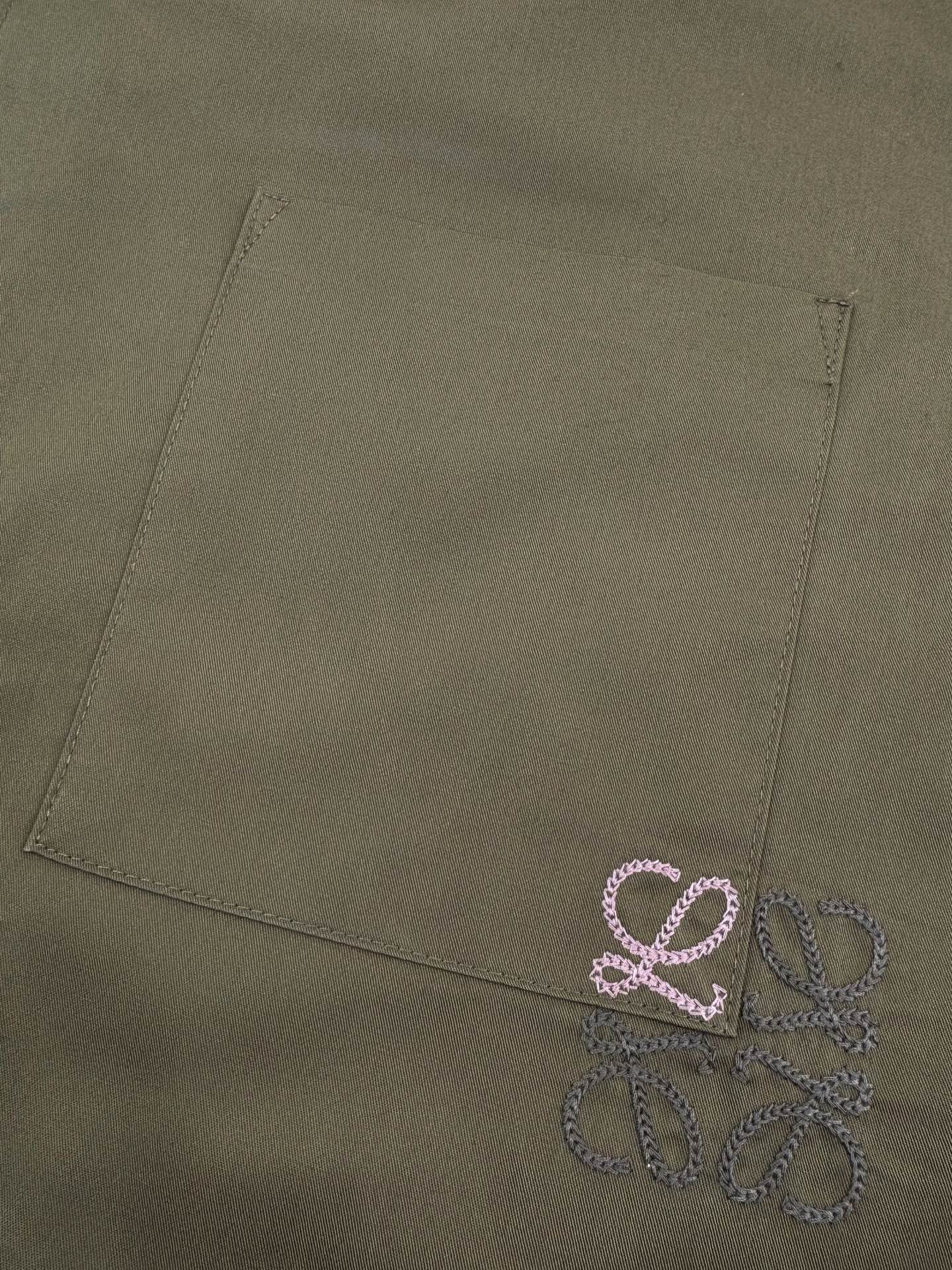 2026 New GS Two-Tone Embroidered Patch Pocket Shirt (CC944-B30)