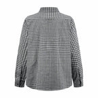2026 New GS Logo Tartan Button-Down Shirt (CC941-B50)