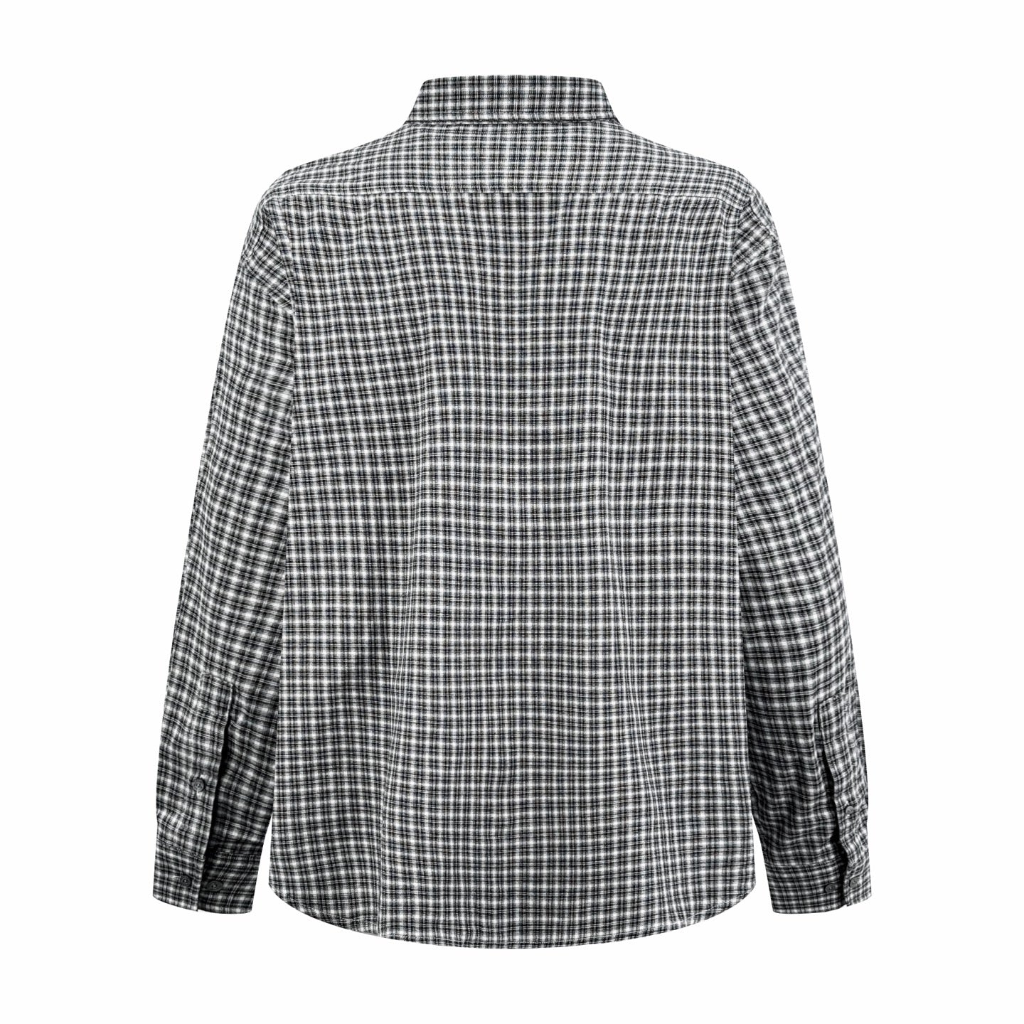 2026 New GS Logo Tartan Button-Down Shirt (CC941-B50)