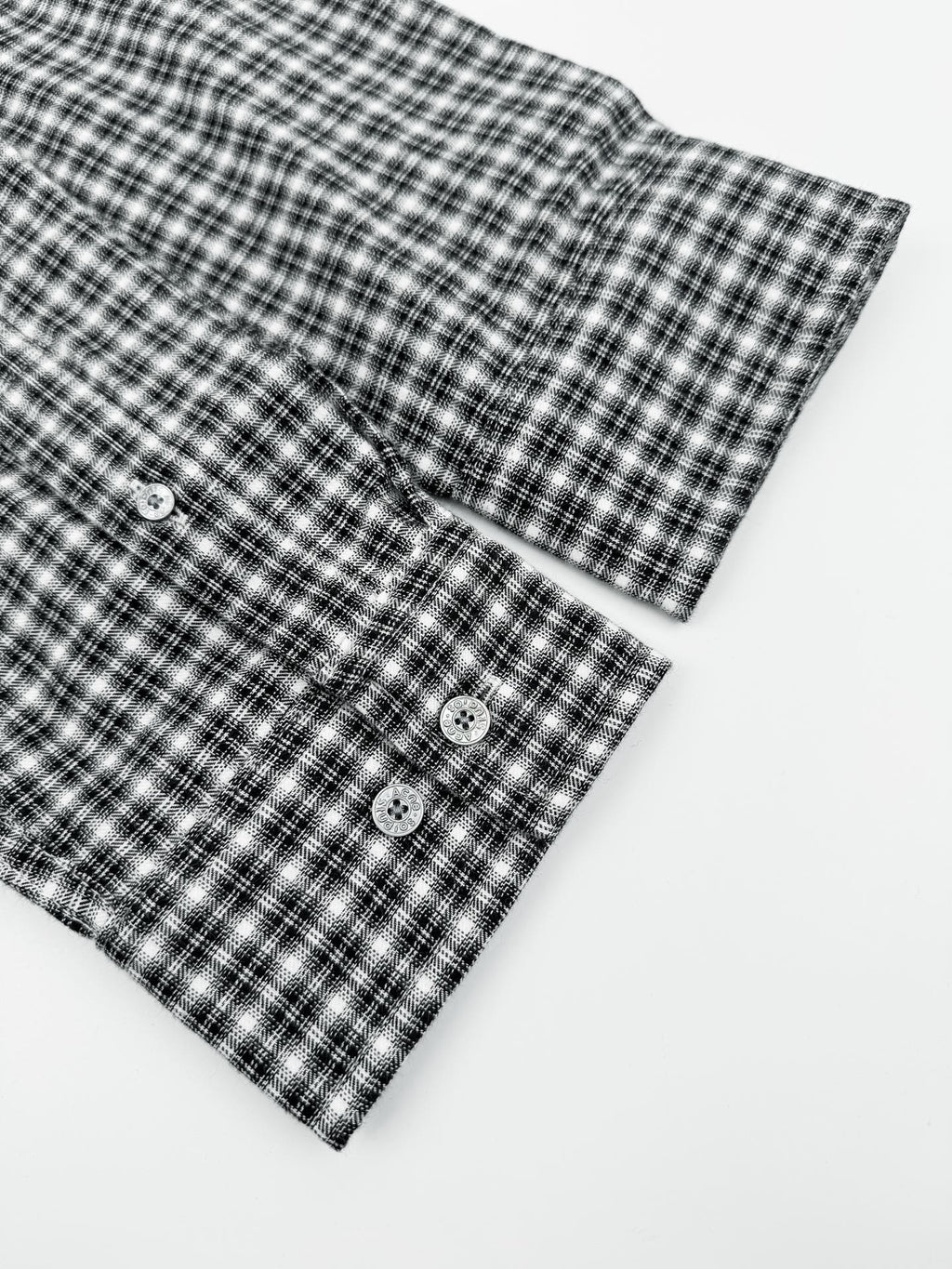 2026 New GS Logo Tartan Button-Down Shirt (CC941-B50)
