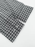 2026 New GS Logo Tartan Button-Down Shirt (CC941-B50)
