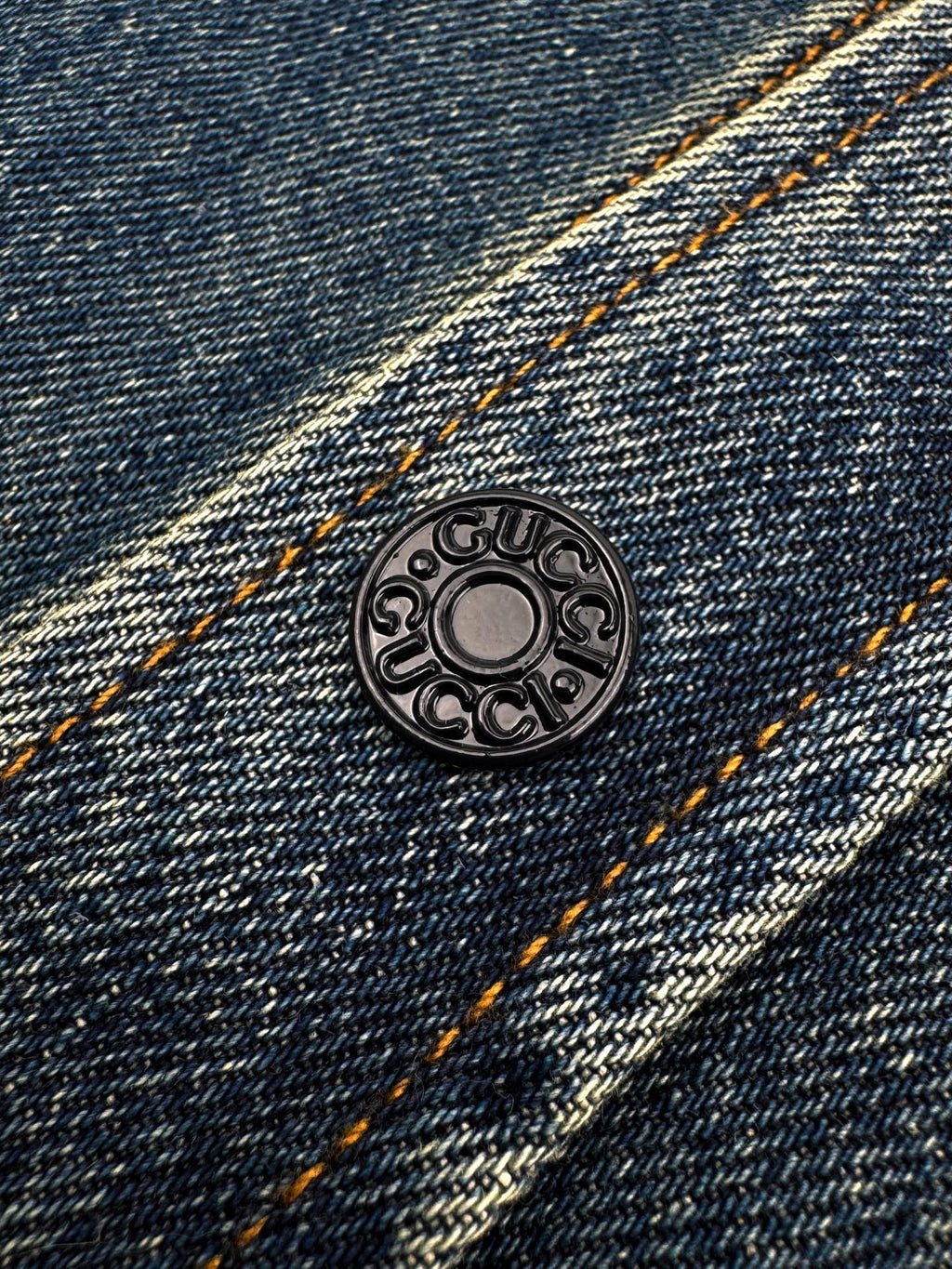 2026 New GS Embroidered Family Crest Denim Shirt (BB734-B40)