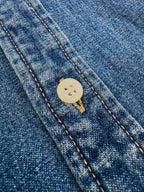 2026 New GS Colour Embroidered Denim Shirt (CC913-B40)