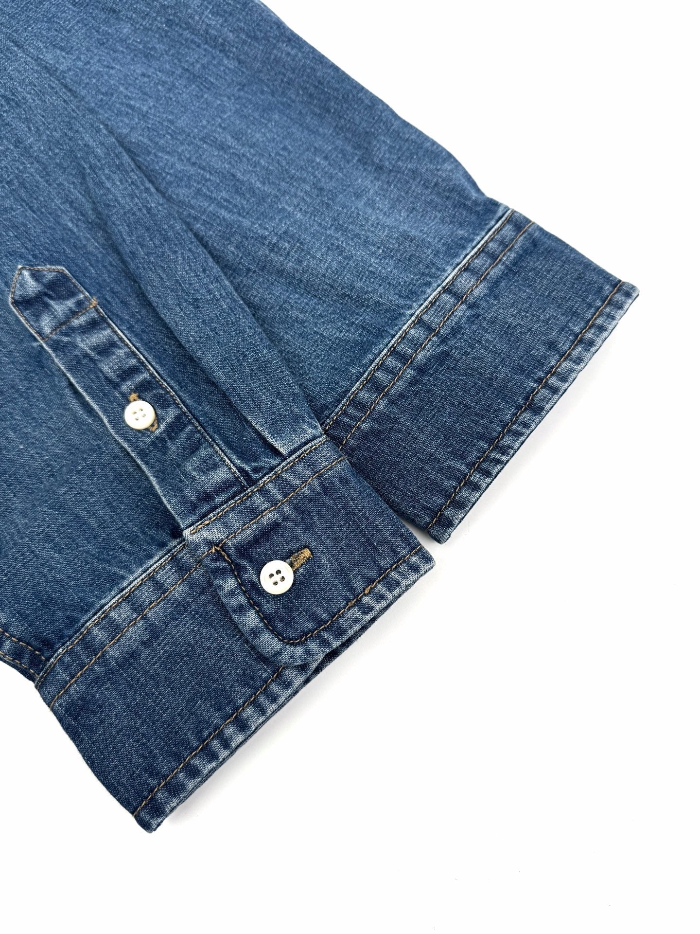 2026 New GS Colour Embroidered Denim Shirt (CC913-B40)