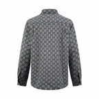 2026 New GS Full-Print Check Jacquard Shirt (BB720-B50)