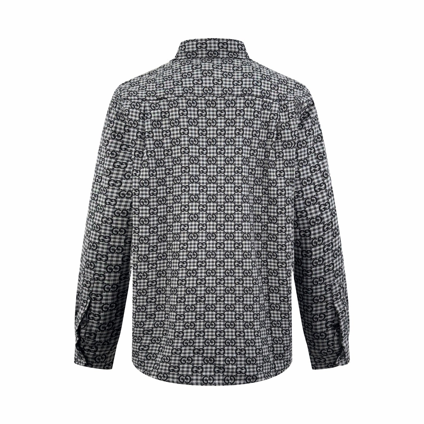 2026 New GS Full-Print Check Jacquard Shirt (BB720-B50)