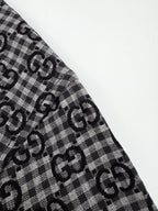 2026 New GS Full-Print Check Jacquard Shirt (BB720-B50)