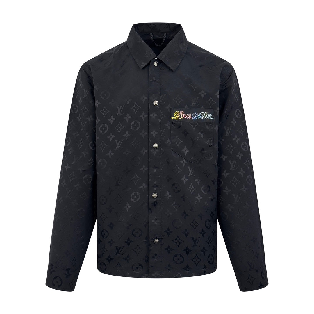 2026 New GS Corrugated Jacquard Jacket-Style Shirt (MM082-B55)