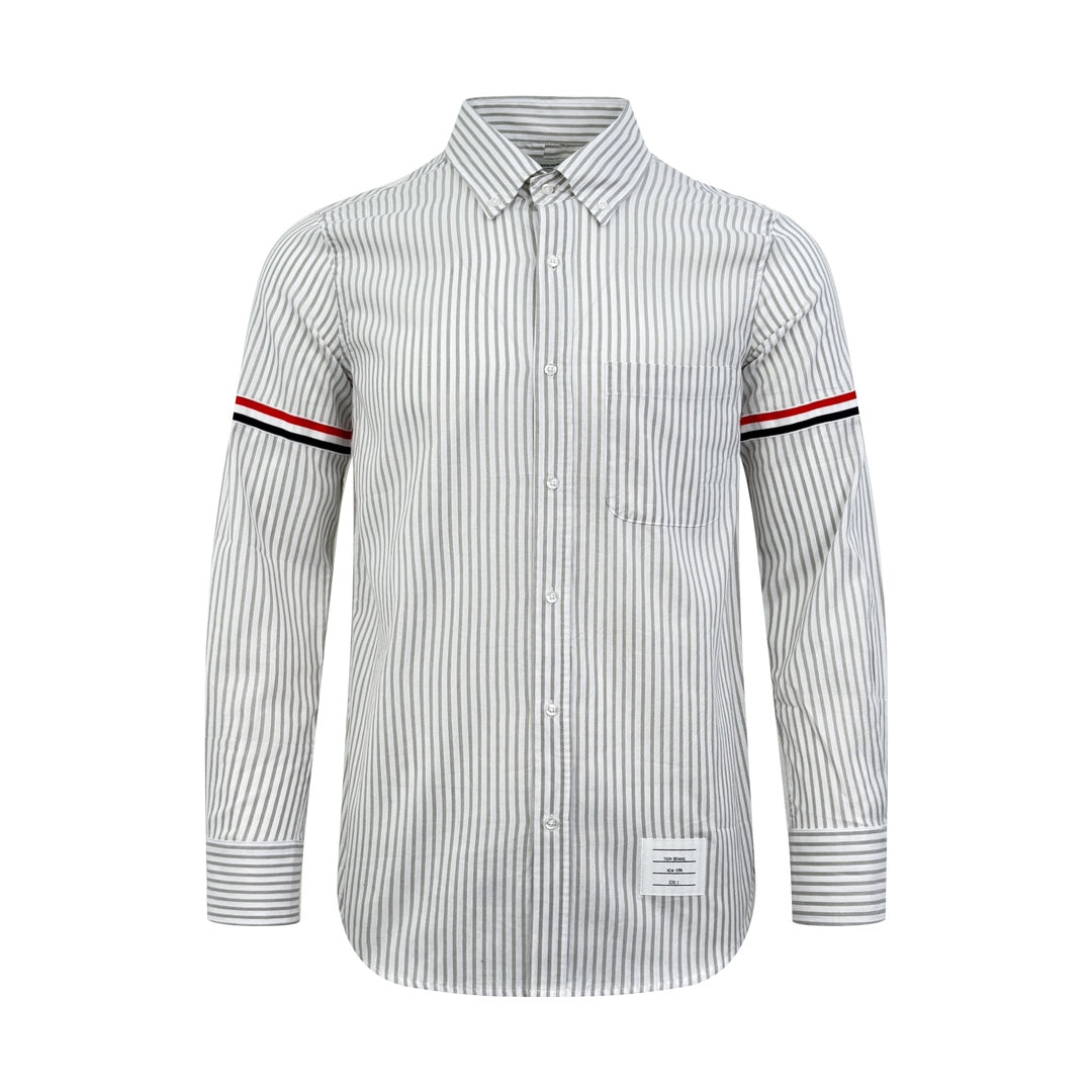 2026 New GS Woven Ribbon Stripe Shirt (MM077-B25)