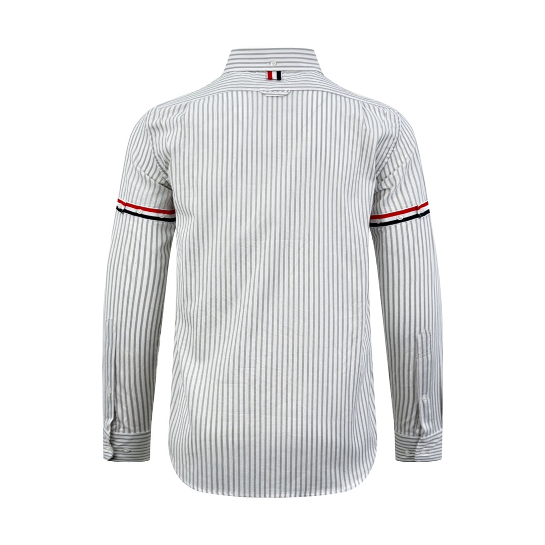 2026 New GS Woven Ribbon Stripe Shirt (MM077-B25)