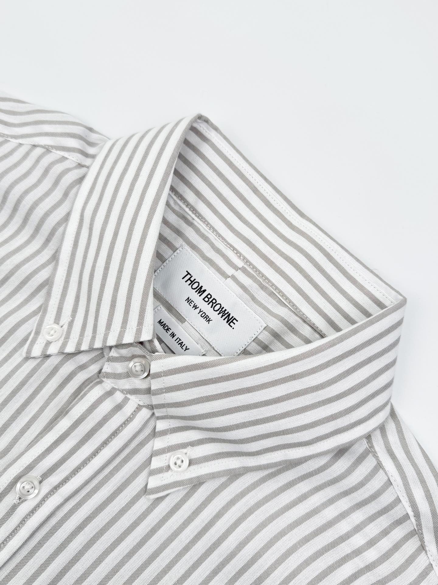2026 New GS Woven Ribbon Stripe Shirt (MM077-B25)