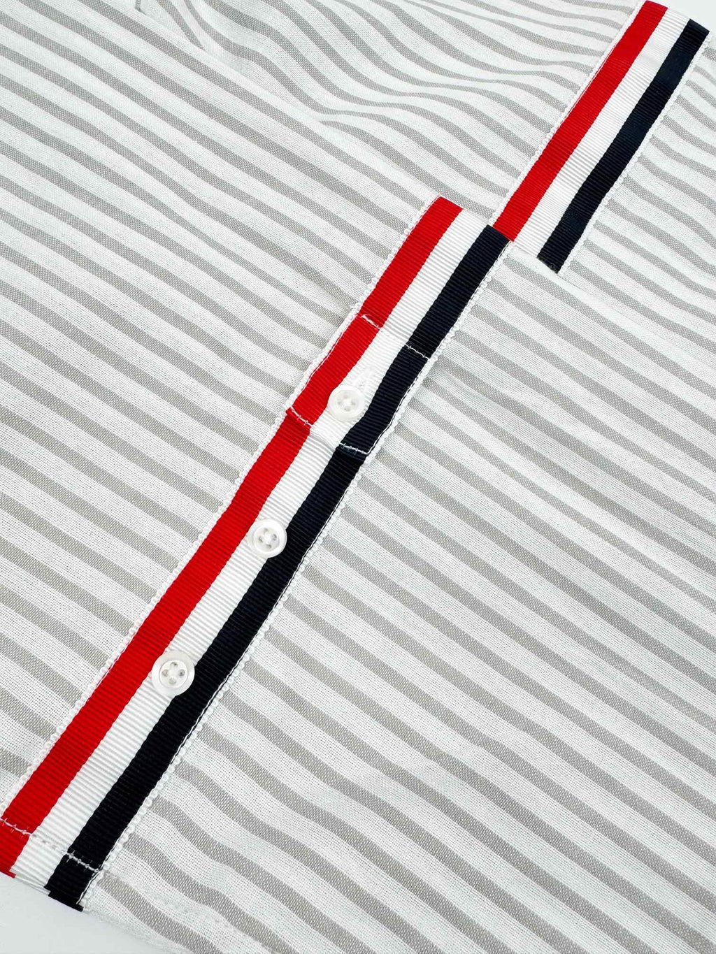 2026 New GS Woven Ribbon Stripe Shirt (MM077-B25)