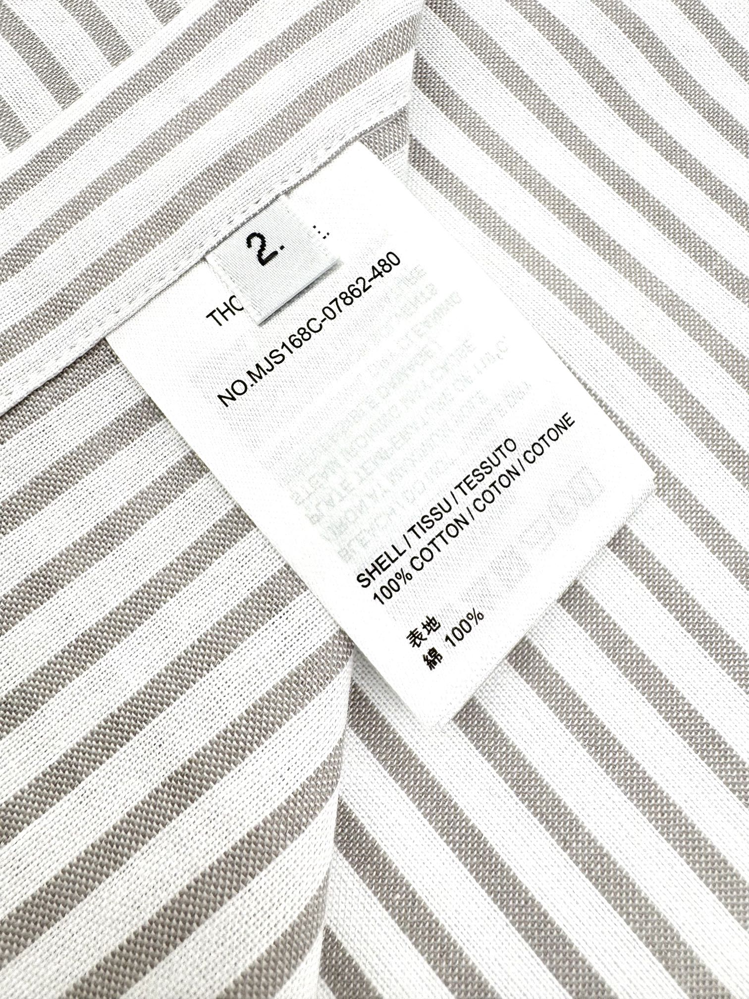 2026 New GS Woven Ribbon Stripe Shirt (MM077-B25)