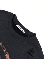 2026 New GS Distressed Logo Sweatshirt with Holes (25310-B20)