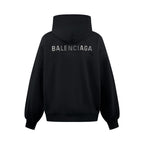 2026 New Arrival: GS Rhinestone-Embellished Hooded Distressed Sweatshirt (25252-B80)