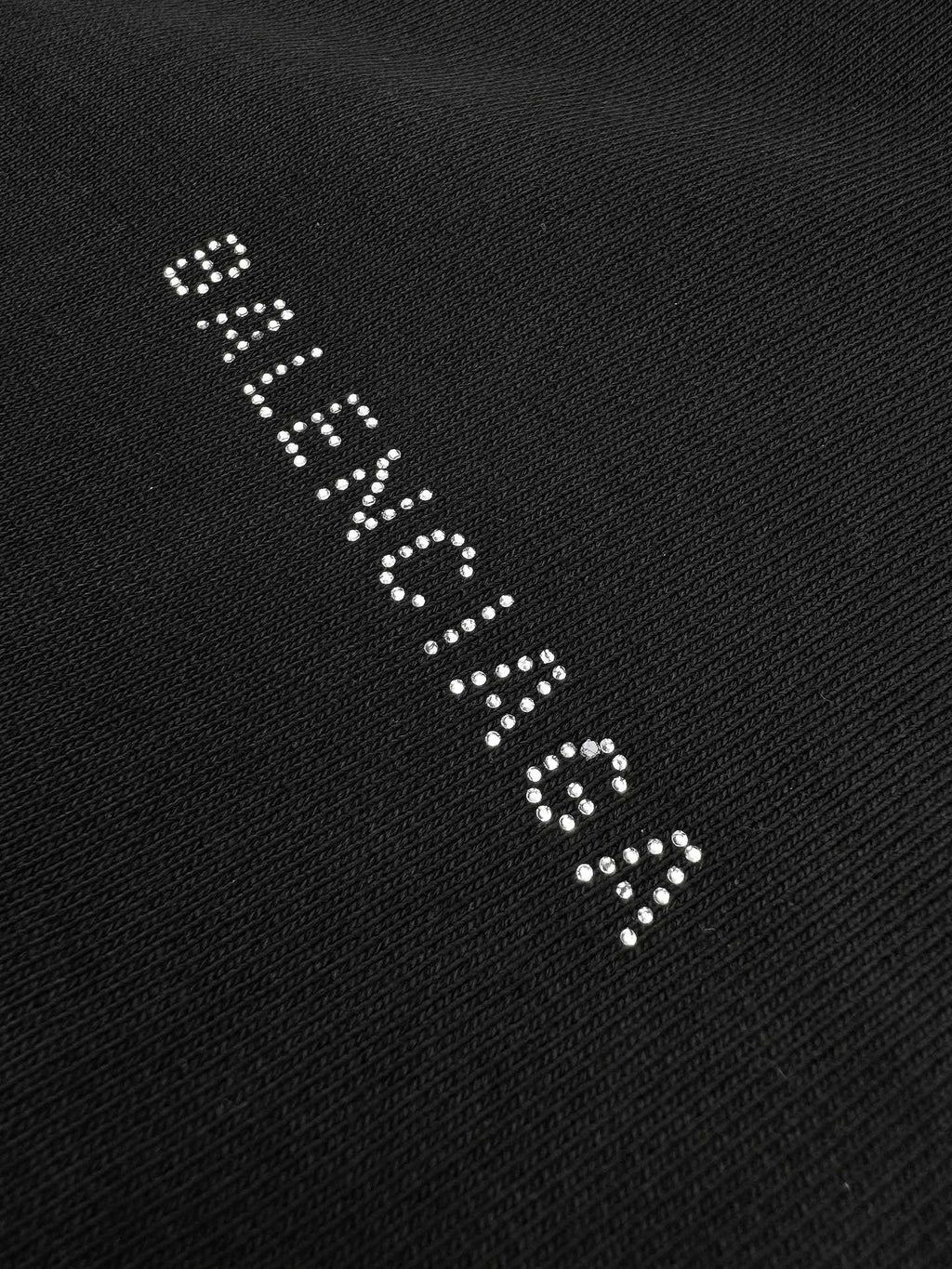 2026 New Arrival: GS Rhinestone-Embellished Hooded Distressed Sweatshirt (25252-B80)