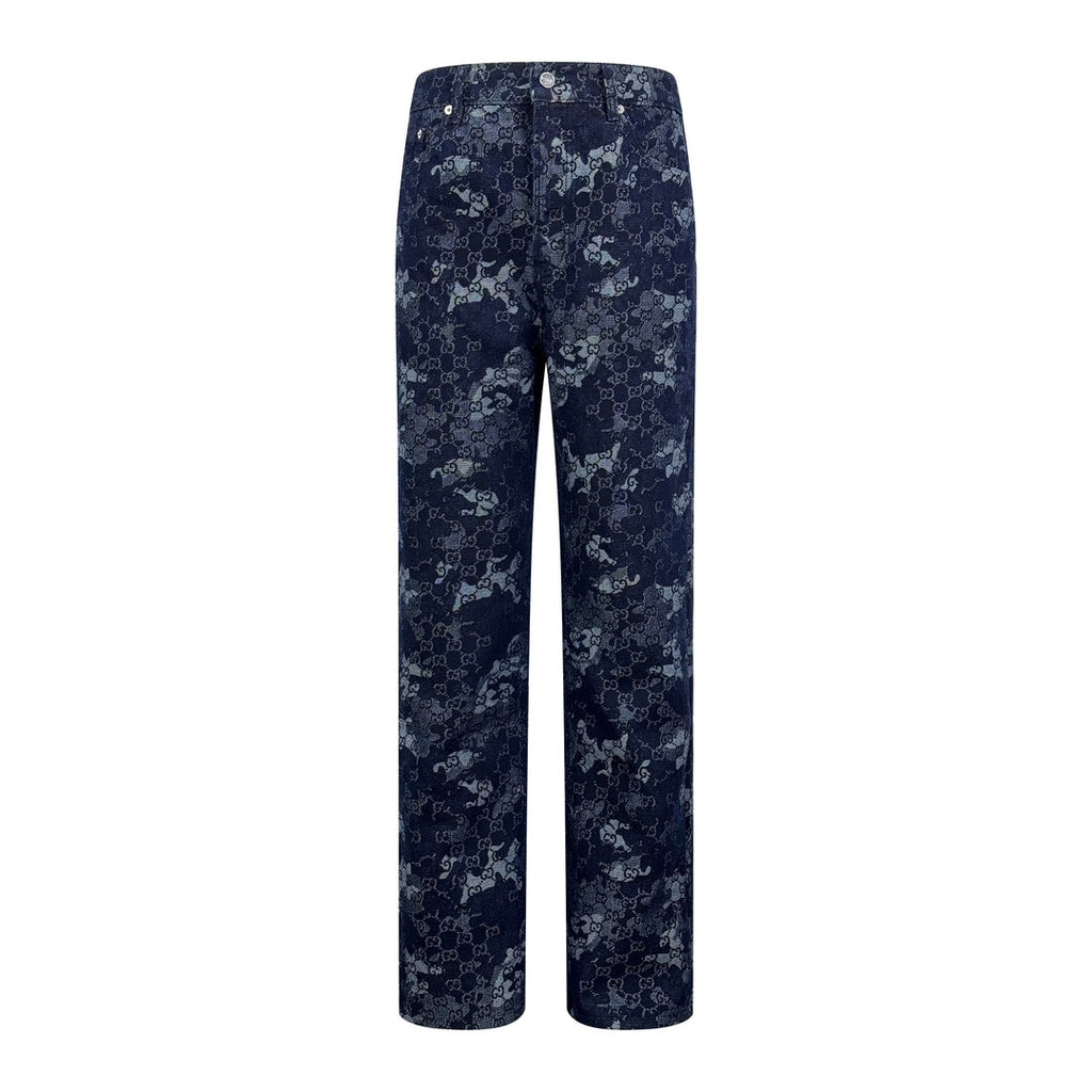 2026 New Arrival: GS All-Over Print Denim Trousers (MM097-B65)