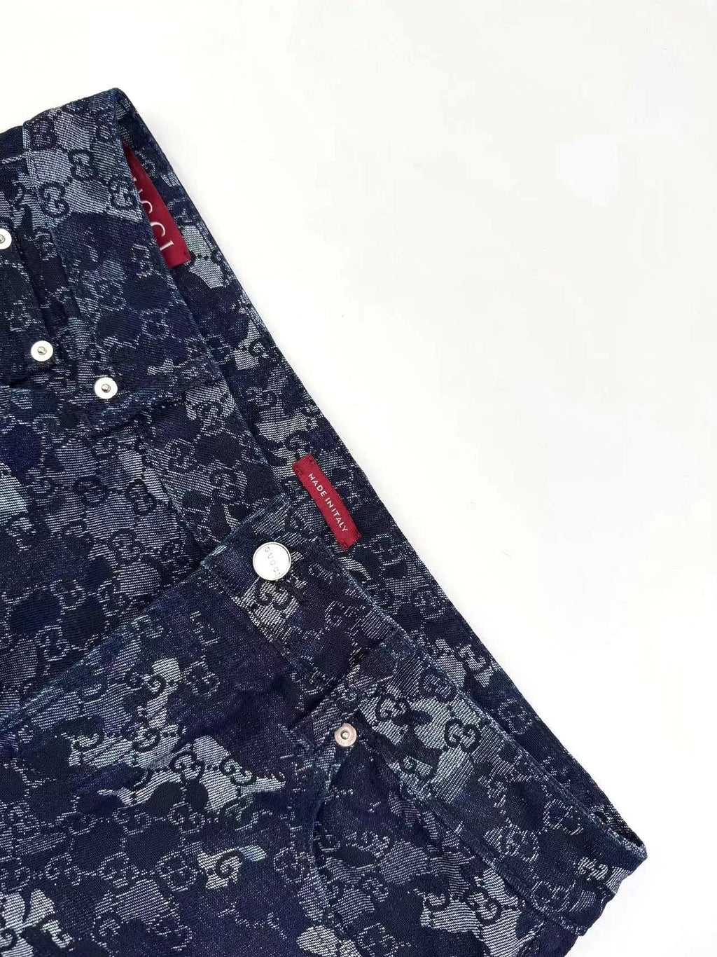 2026 New Arrival: GS All-Over Print Denim Trousers (MM097-B65)