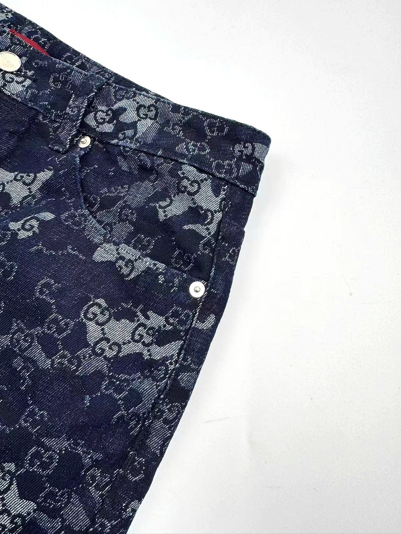 2026 New Arrival: GS All-Over Print Denim Trousers (MM097-B65)