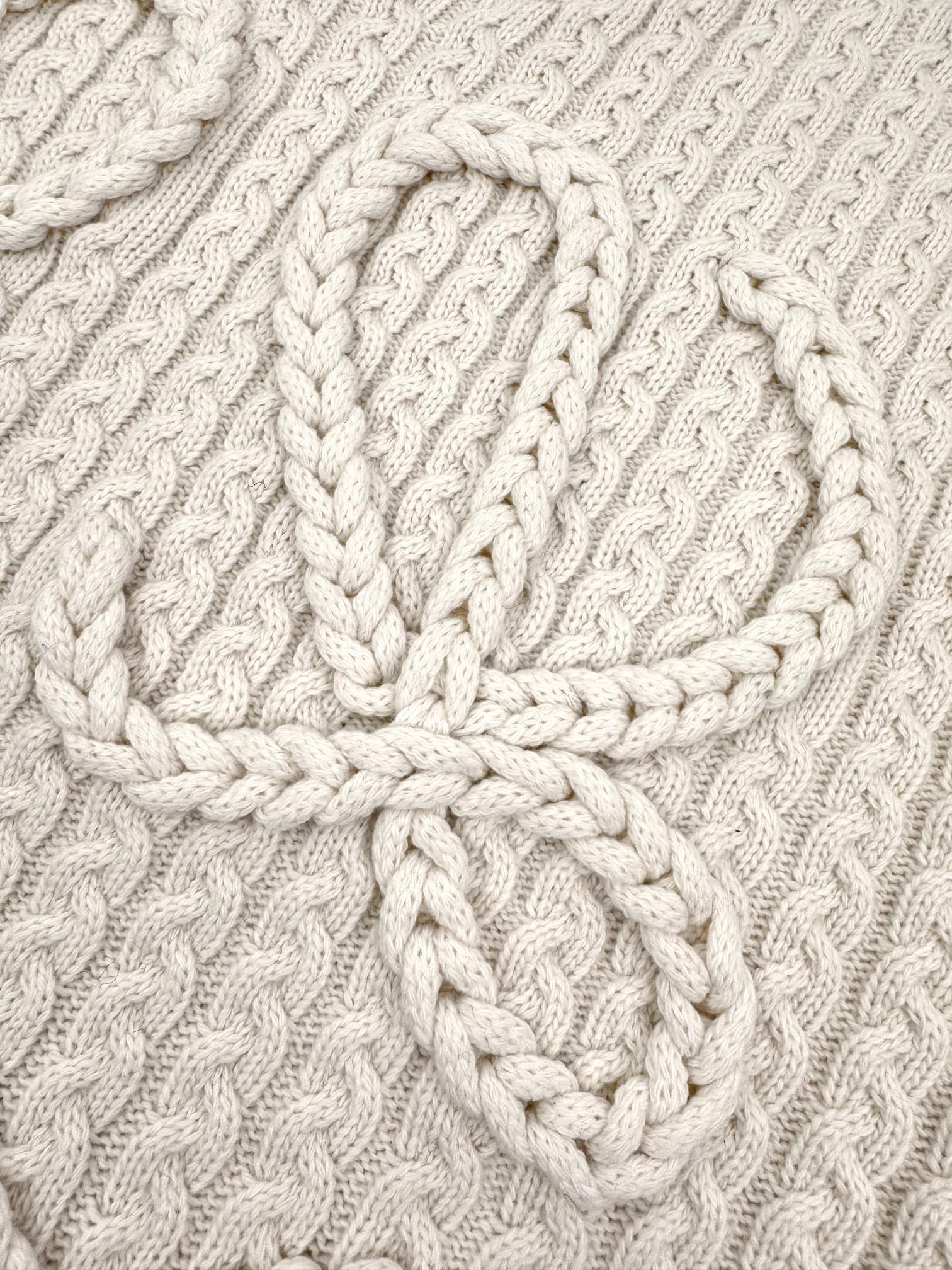 2026 New GS Cable-Knit Cardigan (25238-B50)