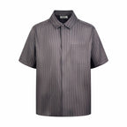2026 New GS  Logo Jacquard Short-Sleeve Shirt (AA549-A80)