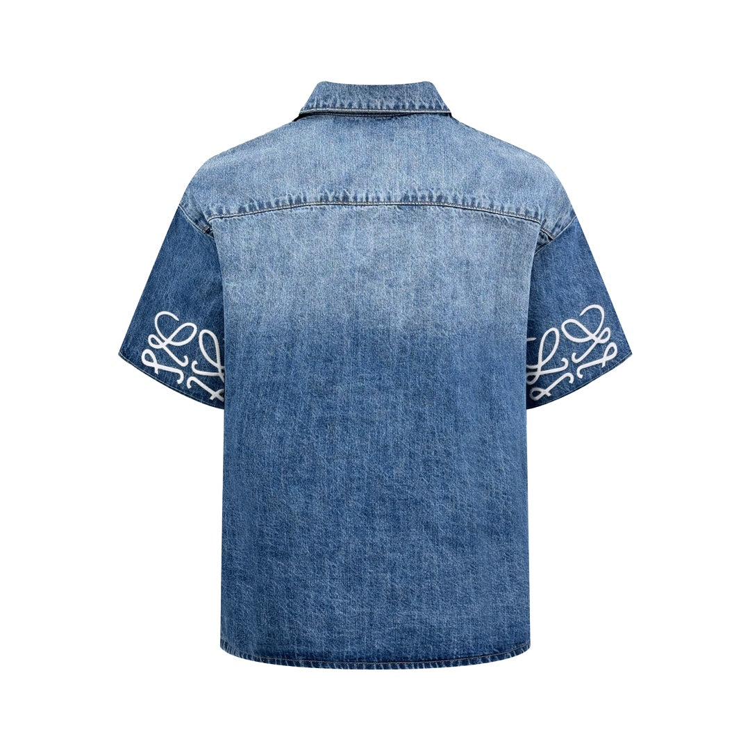 2026 New GS Denim Short-Sleeved Shirt (MM095-B35)