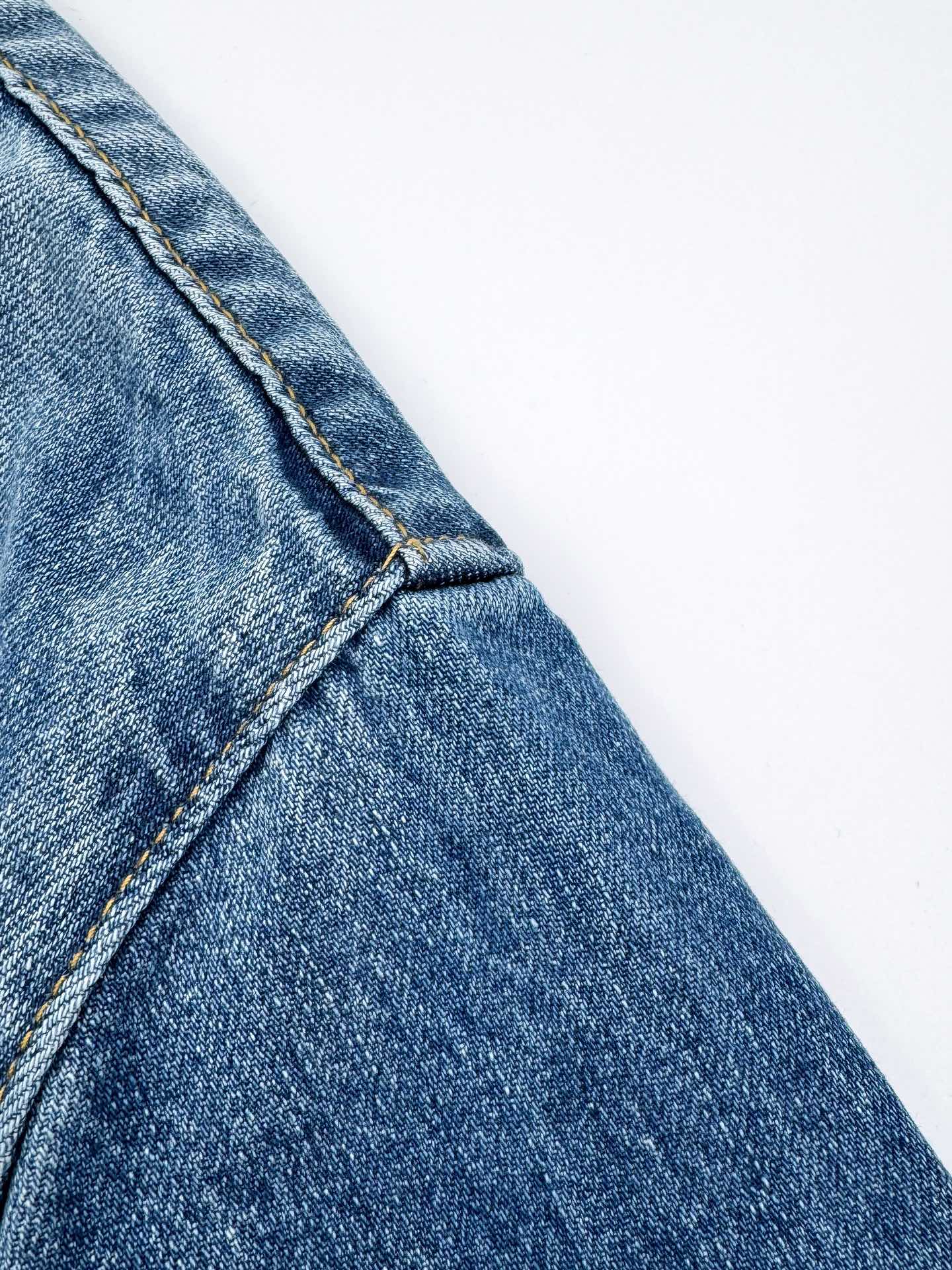 2026 New GS Denim Short-Sleeved Shirt (MM095-B35)