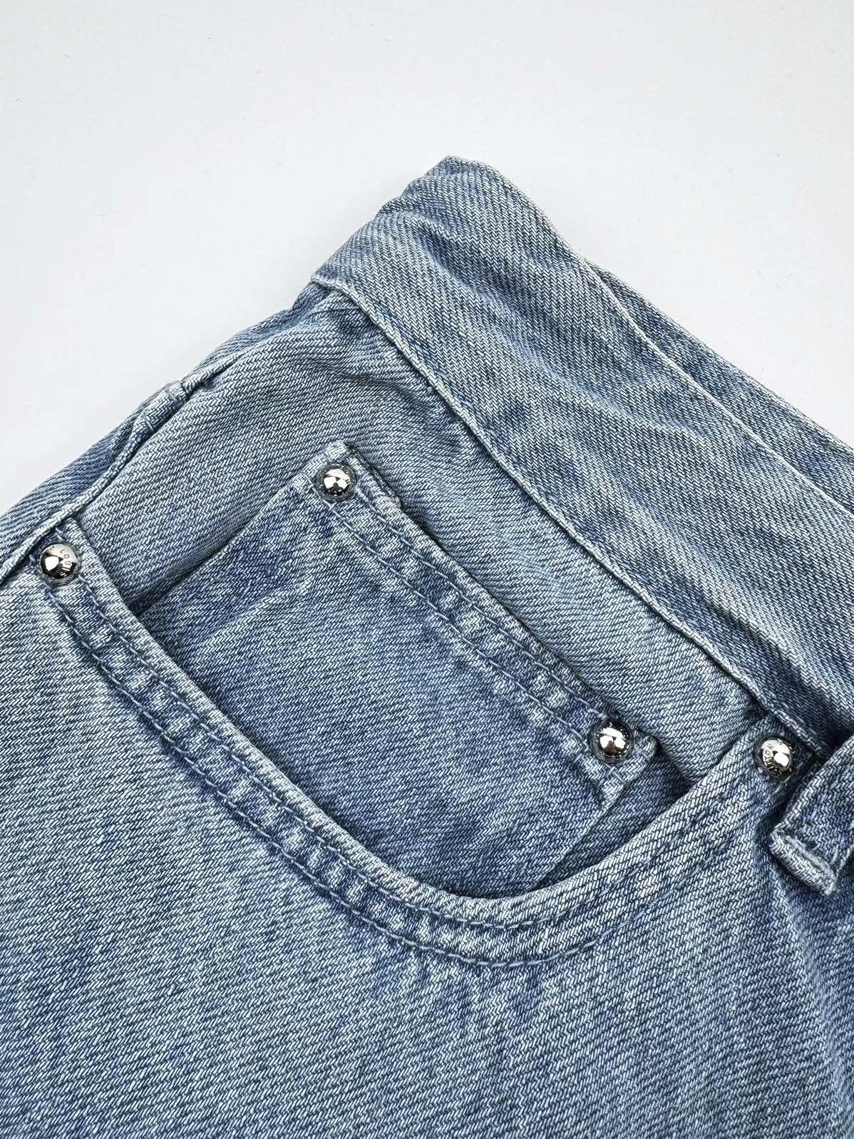 2026 New Arrival GS Washed Distressed Jeans (MM014-C30)