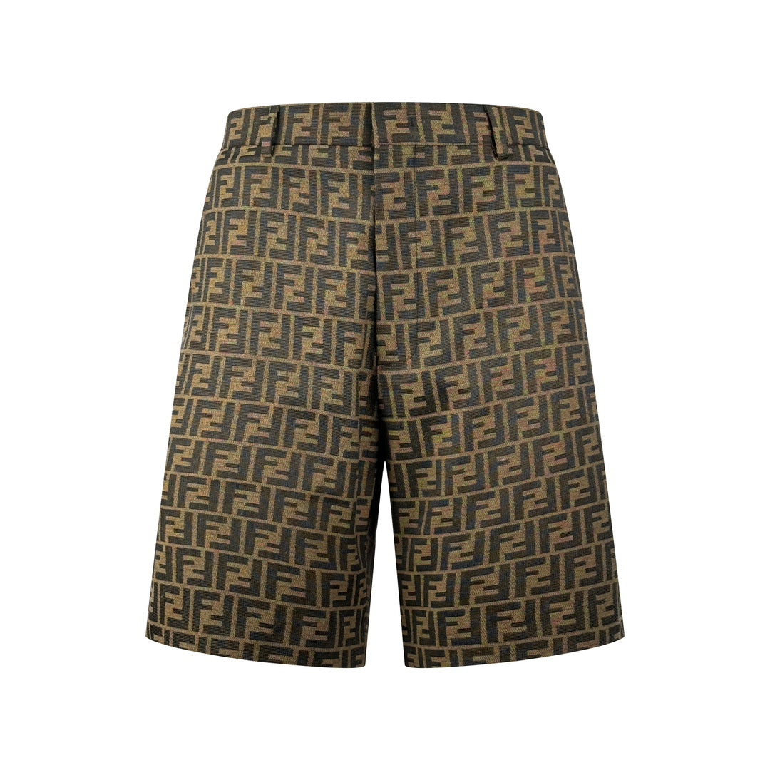 2026 New Arrival: GS All-Over Monogram Print Shorts (55012-A90)