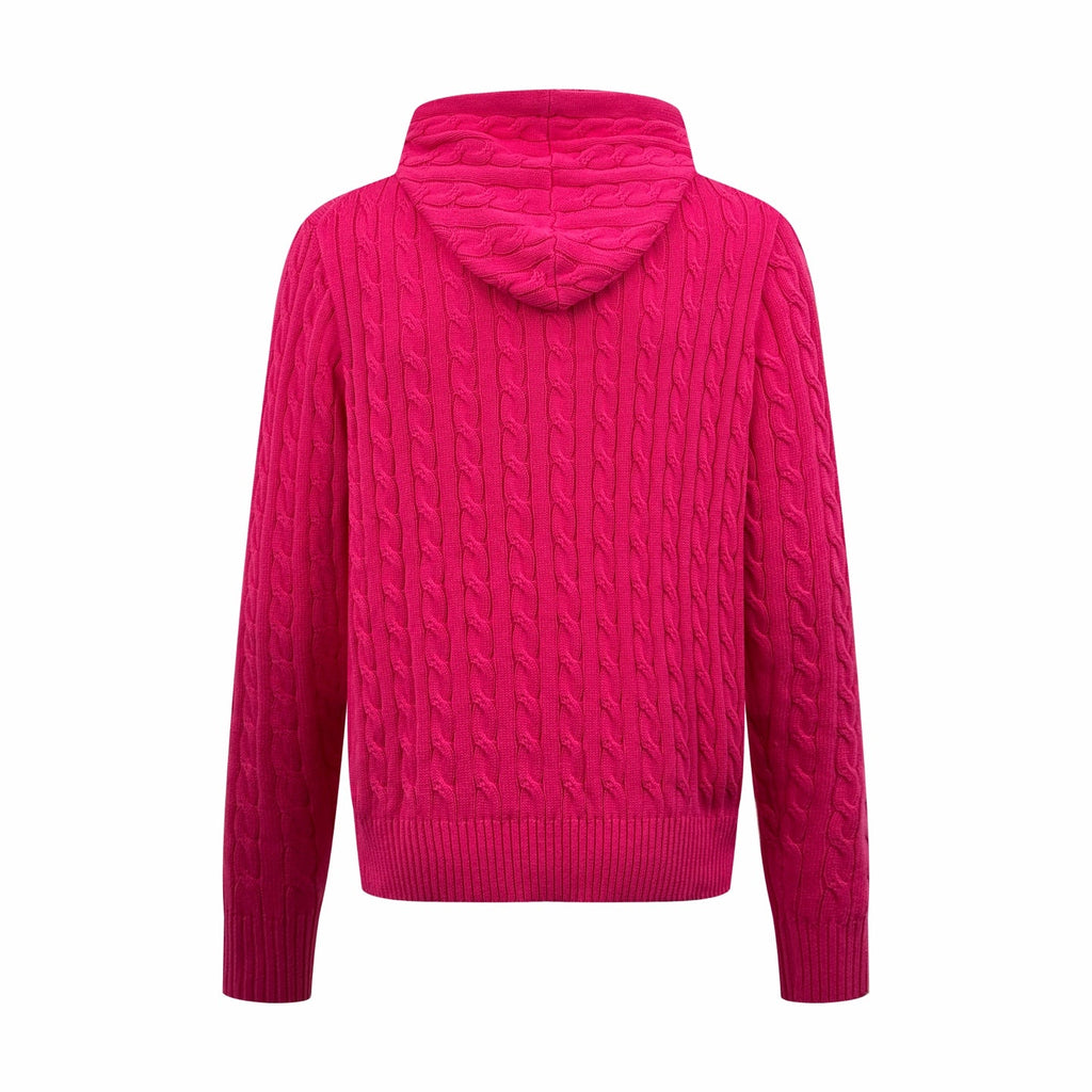 2026 New GS Embroidered Cowl-Neck Cable-Knit Jumper (CC921-B60)