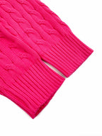 2026 New GS Embroidered Cowl-Neck Cable-Knit Jumper (CC921-B60)