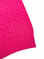 2026 New GS Embroidered Cowl-Neck Cable-Knit Jumper (CC921-B60)