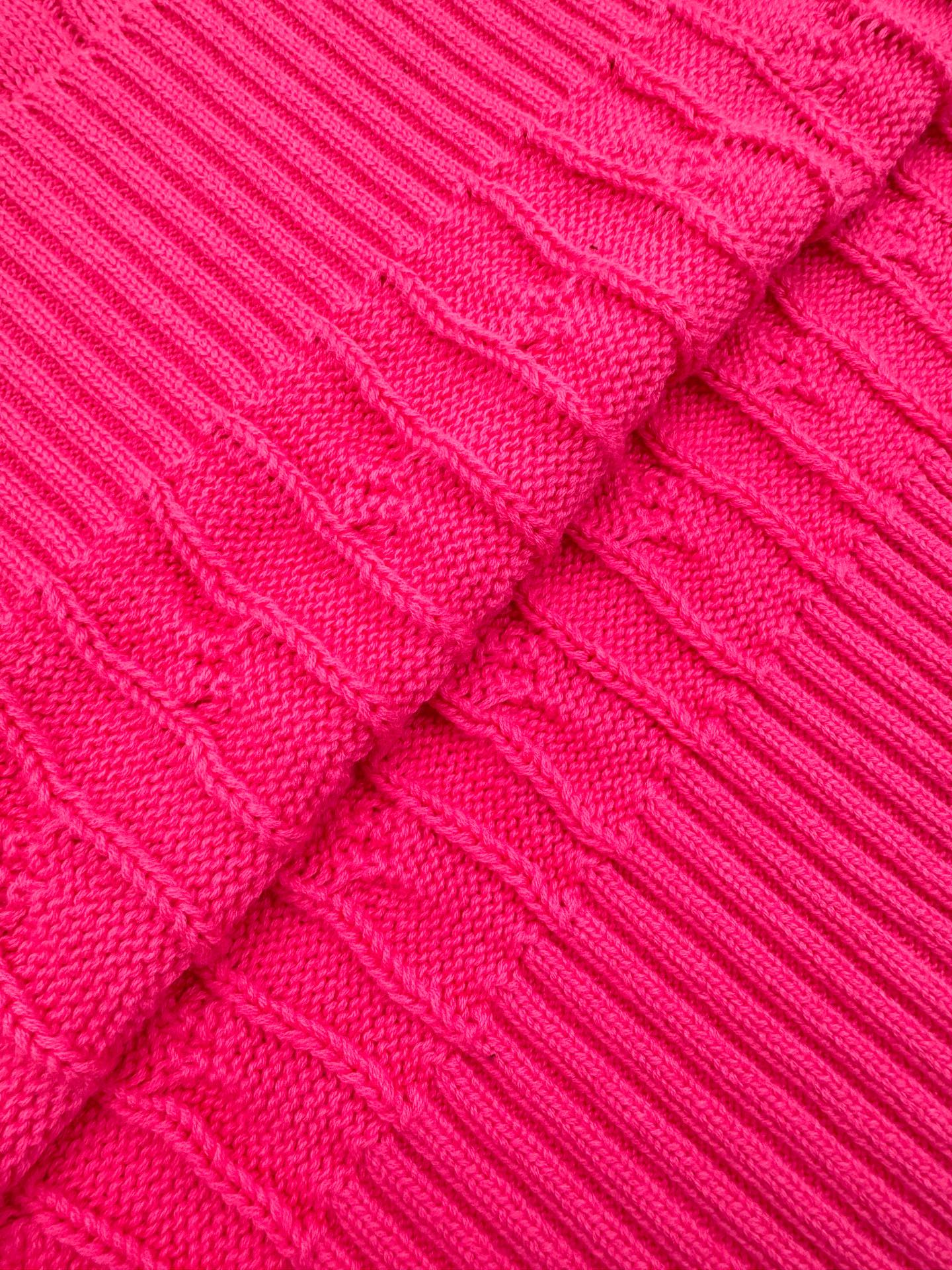 2026 New GS Embroidered Cowl-Neck Cable-Knit Jumper (CC921-B60)