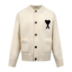 2026 New GS  Heart-Patterned Jacquard Knit Cardigan (25365-B55)
