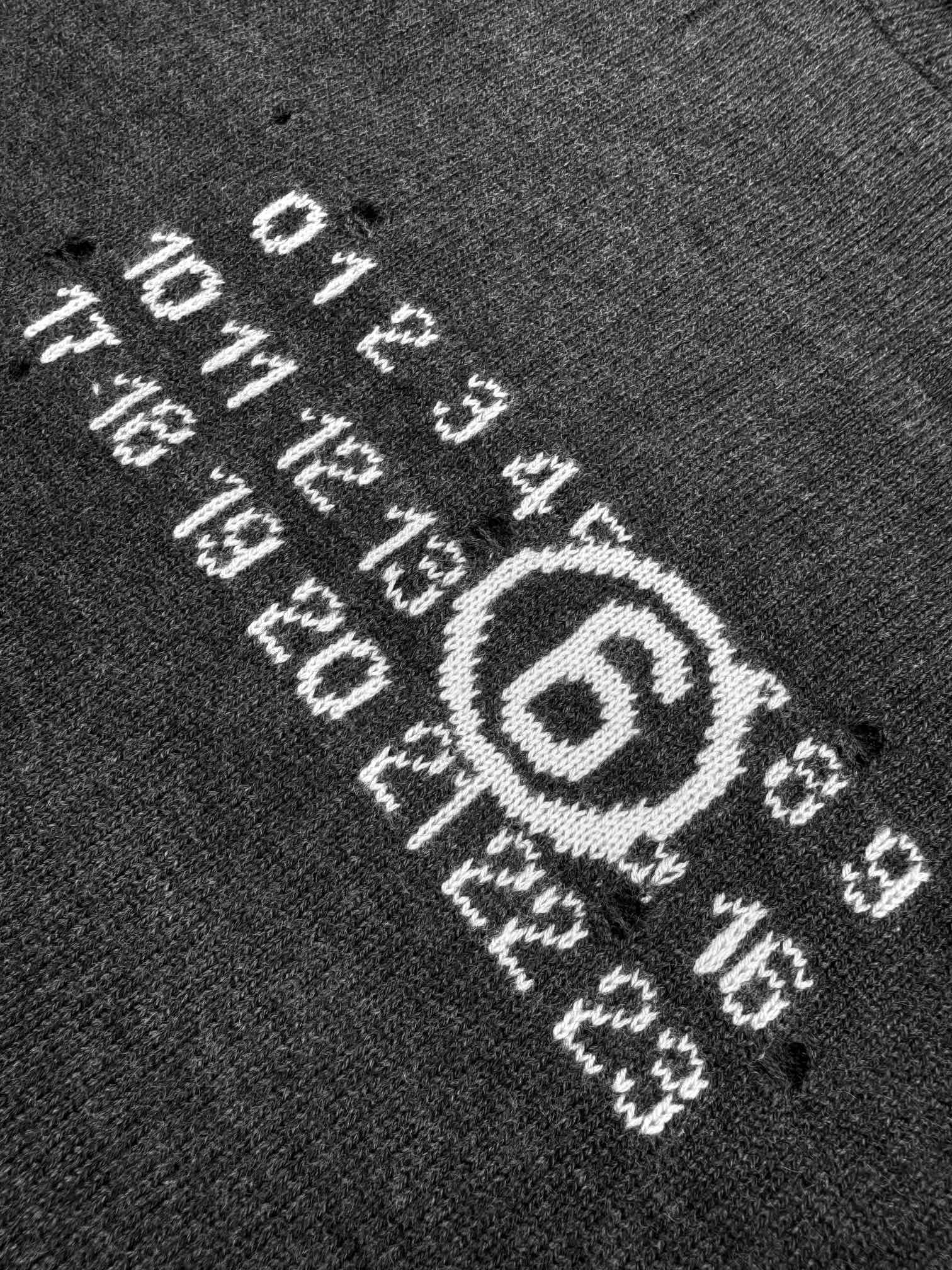 2026 New GS Digital Lace-Effect Jumper (25287-B25)