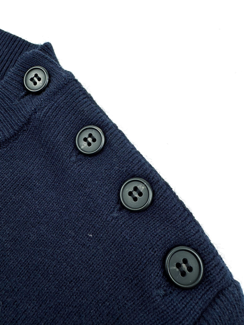 2026 New GS Striped Embroidered Button-Side-Opening Jumper (25342-B35)