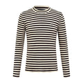 2026 New GS Striped Embroidered Crew-Neck Jumper (25341-B30)