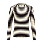 2026 New GS Striped Embroidered Crew-Neck Jumper (25341-B30)