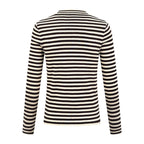 2026 New GS Striped Embroidered Crew-Neck Jumper (25341-B30)