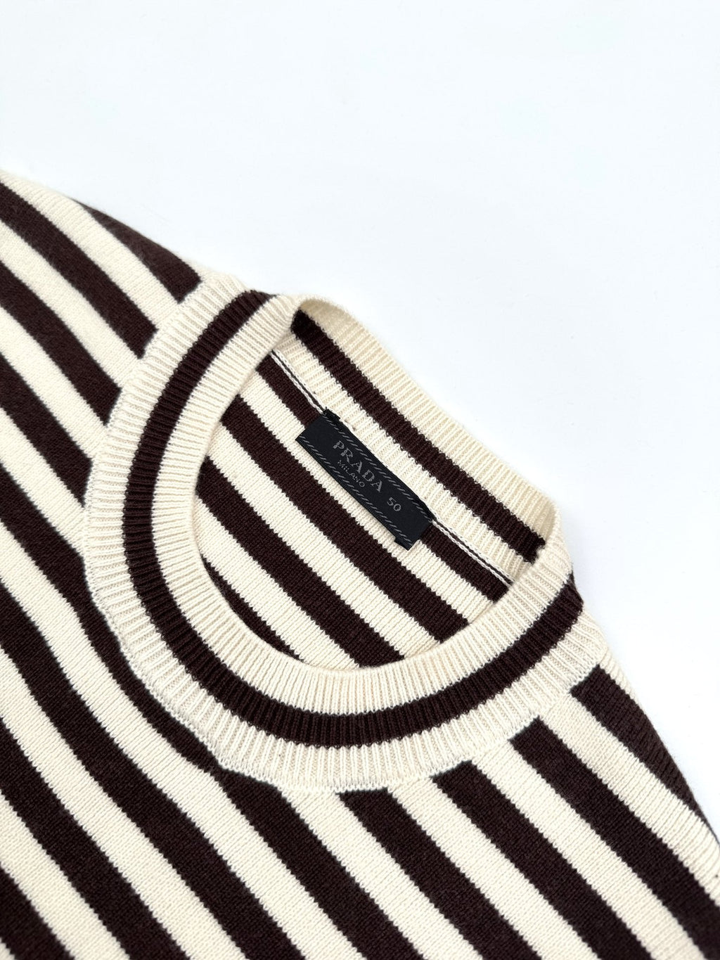 2026 New GS Striped Embroidered Crew-Neck Jumper (25341-B30)