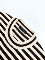 2026 New GS Striped Embroidered Crew-Neck Jumper (25341-B30)